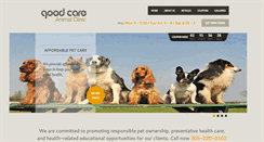 Desktop Screenshot of goodcareanimalclinic.com